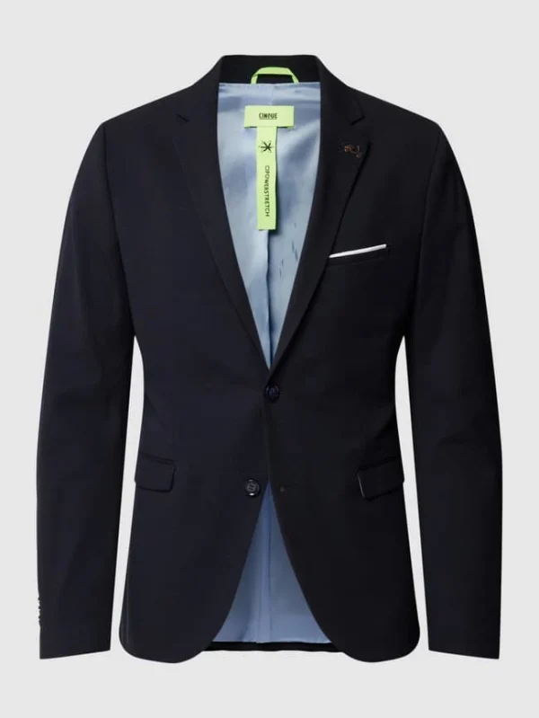 Brandneu ? Cinque 2-Knopf-Sakko Im Regular Fit Modell ‘Monopoli’ – Marineblau ? 1