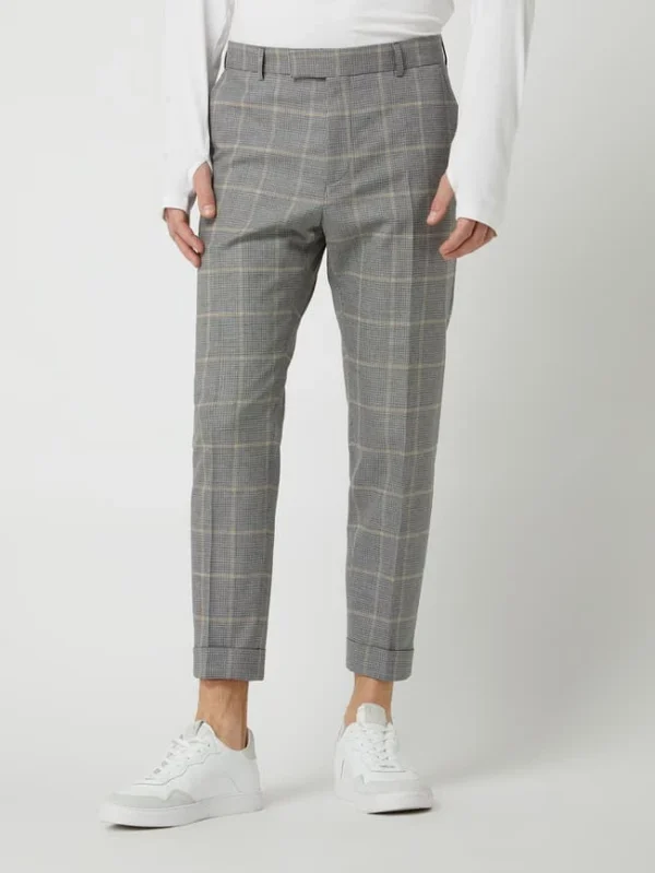 Coupon ✔️ Strellson Relaxed Fit Anzughose Aus Wollmischung Modell ‘Luc’ – Mittelgrau ? 5