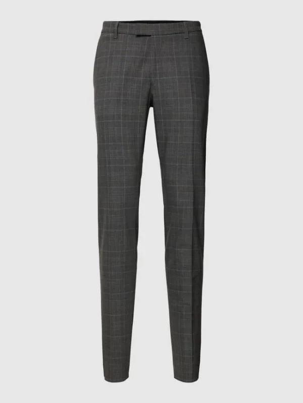 Auslauf ? Drykorn Hose Mit Glencheck-Muster Modell ‘Piet’ – Mittelgrau ✔️ 3
