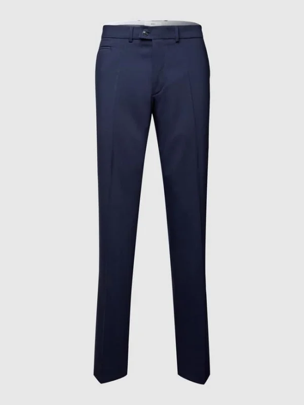Angebote ? Brax Regular Fit Hose Aus Schurwoll-Mix Mit Stretch-Anteil Modell ‘Enrico’ – Marineblau ? 3