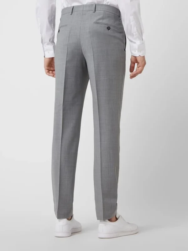 Blitzangebot ⭐ Pierre Cardin Regular Fit Anzughose Aus Schurwollmischung Modell ‘Ryan’ – Hellgrau ? 6