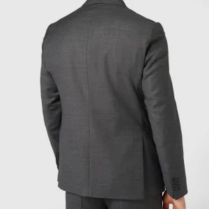 Coupon ? Roy Robson Slim Fit 2-Knopf-Sakko Aus Schurwolle ‘Techno Suit’ – Mittelgrau ? 15