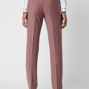 Billig ? Daniel Hechter Modern Fit Anzughose Mit Stretch-Anteil – Bordeaux Rot ? 15