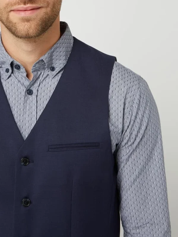 Schlussverkauf ? Matinique Weste Mit Stretch-Anteil – Marineblau ? 4