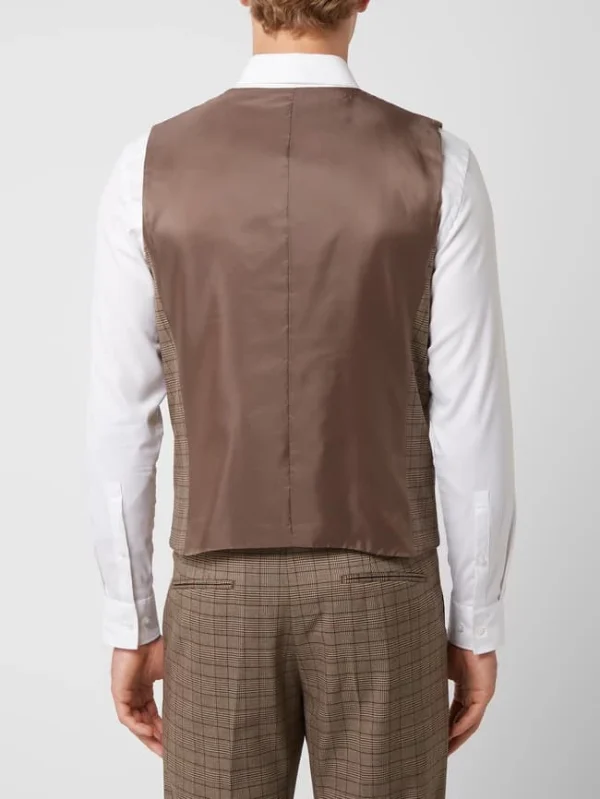 Top 10 ? Selected Homme Slim Fit Weste Mit Stretch-Anteil Modell ‘Logan’ – Mittelbraun ✔️ 6