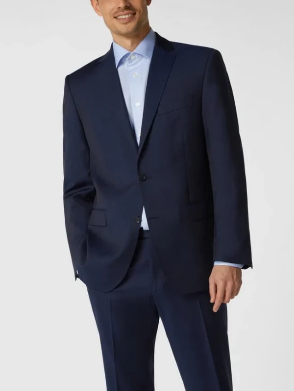 Bester Verkauf ? Carl Gross Regular Fit 2-Knopf-Sakko Aus Schurwolle – Blau ? 5