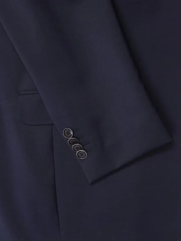 Großhandel ? CG – Club Of Gents Slim Fit 2-Knopf-Sakko Aus Schurwolle YOUR OWN PARTY By CG – CLUB Of GENTS – Marineblau ? 3