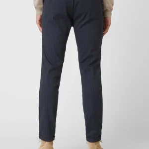 Blitzangebot ? Matinique Slim Fit Anzughose Mit Nadelstreifen Modell ‘Liam’ – Dunkelblau ✨ 15