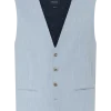 Bester Verkauf ? MCNEAL Weste Mit Allover-Muster – Hellblau ✔️ 19