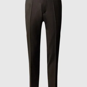 Bestpreis ✨ Carl Gross Modern Fit Anzughose Aus Schurwolle – Mittelbraun ? 9