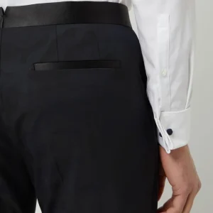 Großhandel ❤️ Tommy Hilfiger Slim Fit Smokinghose Mit Woll-Anteil – Marineblau ? 11