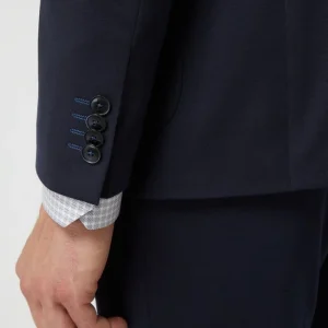 Am billigsten ? DIGEL Modern Fit 2-Knopf-Sakko Aus Jersey Modell ‘Edison’ – Marineblau ✨ 19