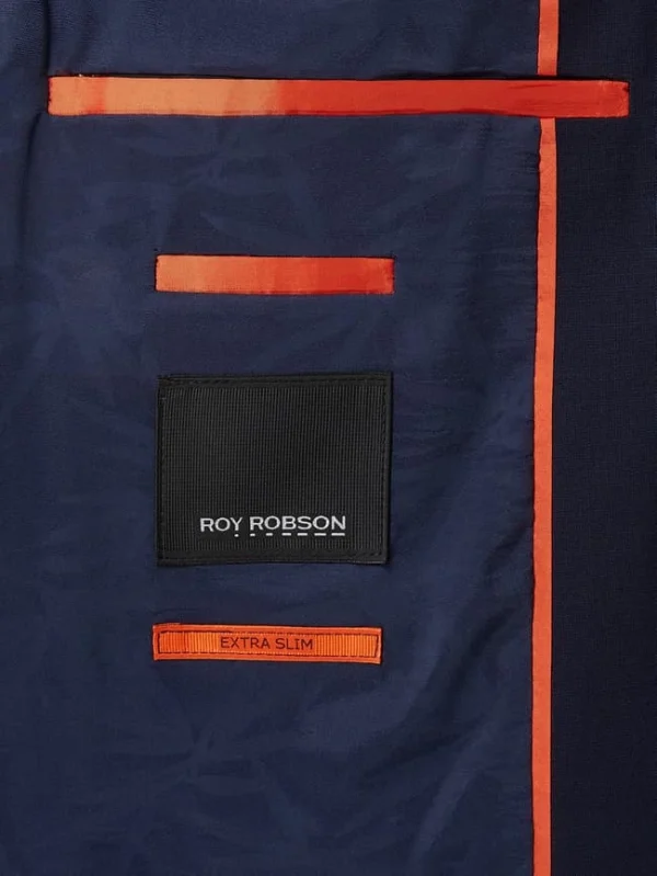 Bestes Angebot ✔️ Roy Robson Extra Slim Fit 2-Knopf-Sakko Aus Schurwollmischung – Marineblau ✔️ 6