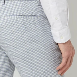 Budget ? CG – Club Of Gents Slim Fit Anzughose Mit Leinen-Anteil Modell ‘Paco’ – Hellblau ? 11