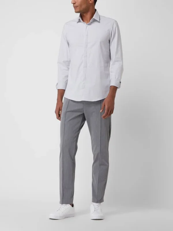 Bester Verkauf ? Windsor Jogpants Mit Stretch-Anteil Modell ‘Nostro’ – Hellgrau ? 1