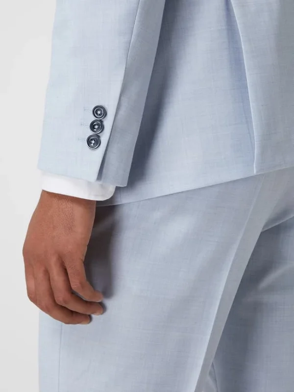 Billig ? Pierre Cardin 2-Knopf-Sakko Mit Stretch-Anteil Modell ‘Grant’ – ‘Futureflex’ – Hellblau ? 6