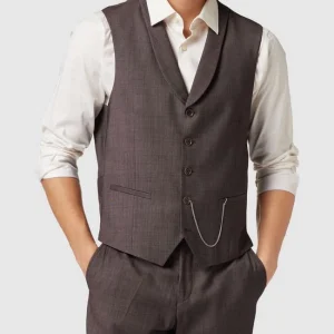 Coupon ? CG – Club Of Gents Weste Mit Leistentaschen Modell ‘Paddy’ – Rot ? 13