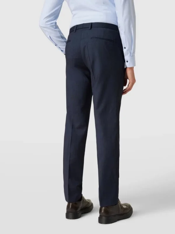 Aktion ? CG – Club Of Gents Slim Fit Anzughose Mit Stretch-Anteil – Marineblau ❤️ 6