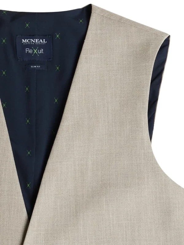 Bester Verkauf ? MCNEAL Weste Mit Allover-Muster – Beige ✨ 3
