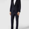 Auslauf ? BOSS Slim Fit Anzughose Mit Kontraststreifen – Marineblau ? 17