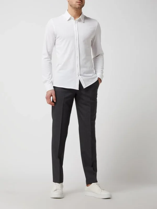 Billig ? Hiltl Regular Fit Anzughose Aus Schurwolle Modell ‘Piacenza’ – Anthrazit ? 1