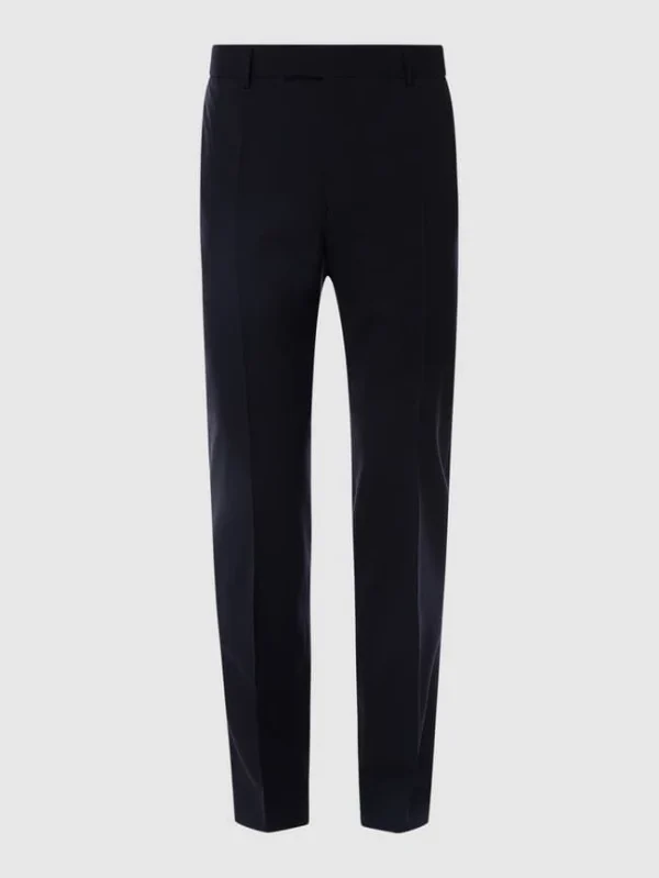 Billig ✨ Strellson Slim Fit Anzughose Mit Stretch-Anteil Modell ‘Max’ – Blau ⭐ 1