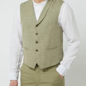 Rabatt ? CG – Club Of Gents Weste Aus Baumwolle Modell ‘Paddy’ – Grün ❤️ 13