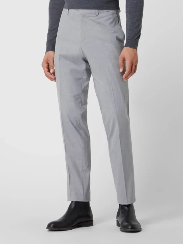 Bestpreis ? S.Oliver BLACK LABEL Slim Fit Anzughose Mit Stretch-Anteil Modell ‘s.Opure’ – Hellgrau ? 5