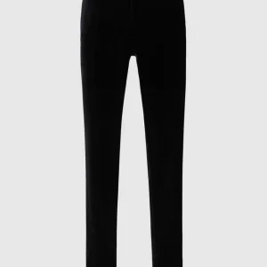 Coupon ? BOSS Slim Fit Anzughose Mit Kontrastbesatz – Schwarz ? 9