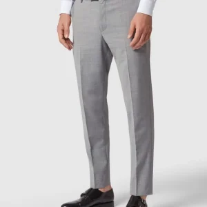 Brandneu ❤️ Strellson Slim Fit 2-Knopf-Sakko Mit Fallendem Revers ‘Flex Cross’ – Hellgrau ✔️ 21