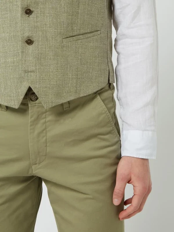 Rabatt ? CG – Club Of Gents Weste Aus Baumwolle Modell ‘Paddy’ – Grün ❤️ 4