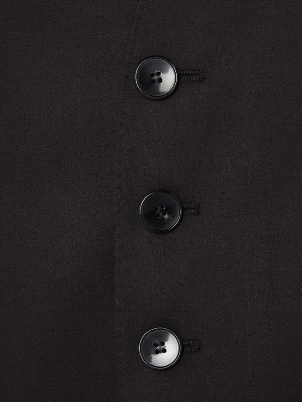 Bestes Angebot ✨ BOSS Weste Aus Schurwolle – Schwarz ✨ 3