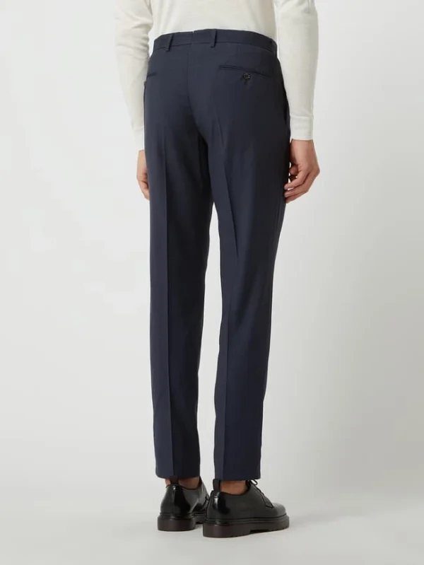 Top 10 ? Windsor Shaped Fit Anzughose Aus Schurwolle Modell ‘Peso’ – Marineblau ? 6