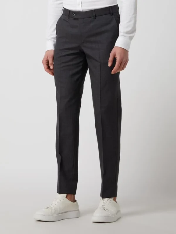 Billig ? Hiltl Regular Fit Anzughose Aus Schurwolle Modell ‘Piacenza’ – Anthrazit ? 5