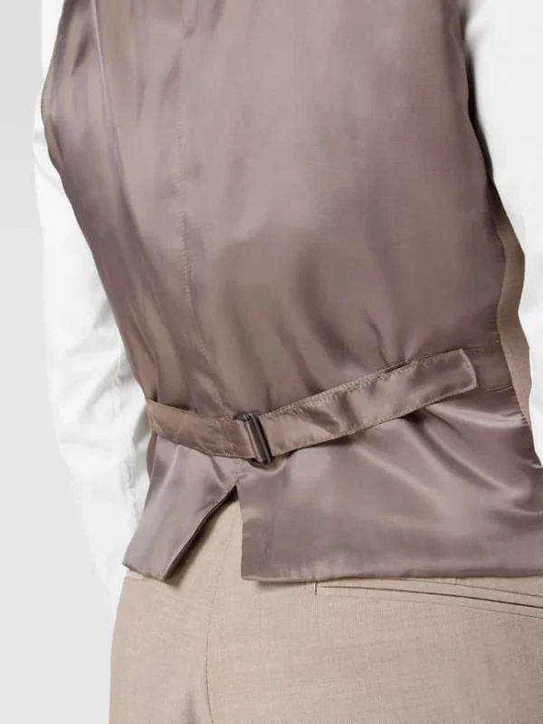 Schlussverkauf ✨ Tiger Of Sweden Weste Mit Kontrastrückseite – Beige ✨ 4
