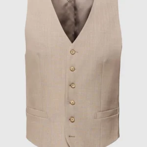 Schlussverkauf ✨ Tiger Of Sweden Weste Mit Kontrastrückseite – Beige ✨ 9