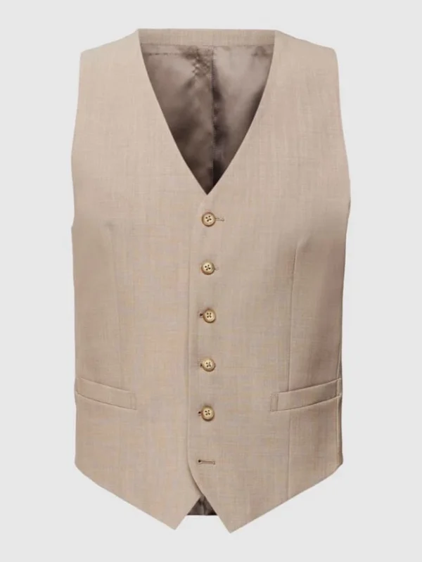 Schlussverkauf ✨ Tiger Of Sweden Weste Mit Kontrastrückseite – Beige ✨ 3