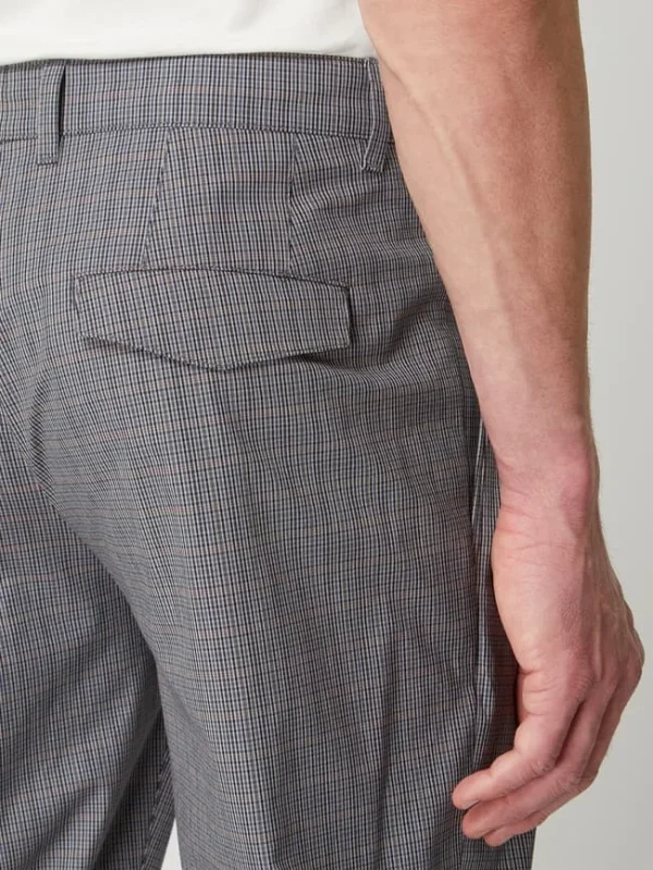 Am billigsten ? Drykorn Bundfaltenhose Mit Glencheck-Muster Modell ‘Nosh’ – Mittelgrau ? 4