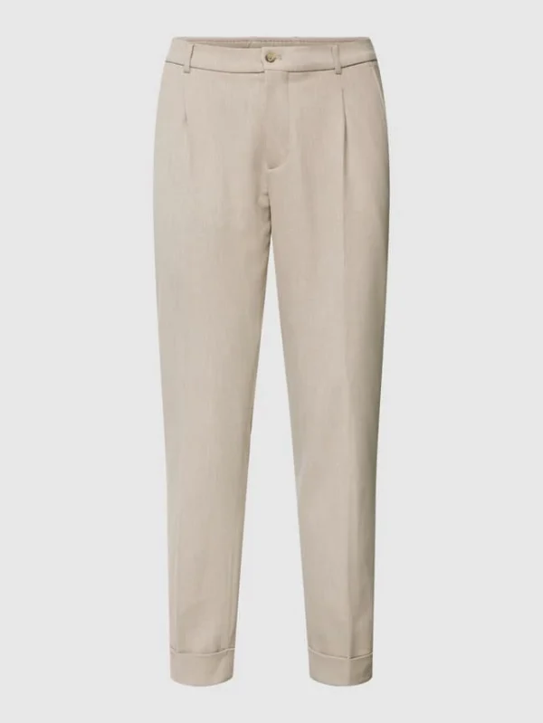 Bestes Angebot ⌛ MCNEAL Hose Mit Bundfalten – Beige ⭐ 3