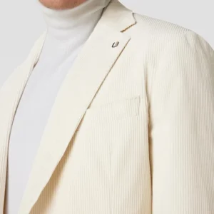 Bester Verkauf ? BOSS Slim Fit 2-Knopf-Sakko Aus Cord Modell ‘Hanry’ – Offwhite ? 11