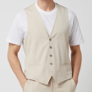 Brandneu ? Pierre Cardin Weste Mit Stretch-Anteil Modell ‘Gab’ – Beige ? 13