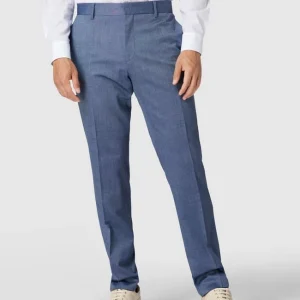 Großhandel ? BOSS Slim Fit Anzughose Mit Stretch-Anteil Modell ‘Genius’ – Bleu ? 13