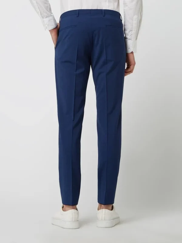 Bestes Angebot ? Roy Robson Anzughose Mit Schurwoll-Anteil Modell ‘Slacks’ – Blau ❤️ 6