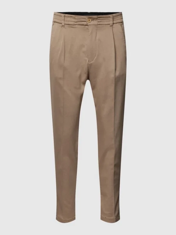 Brandneu ? Drykorn Bundfaltenhose Mit Stretch-Anteil Modell ‘CHASY’ – Beige ? 3