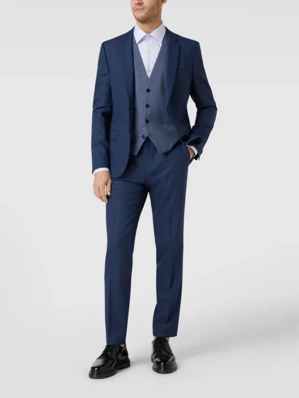 Coupon ? HUGO Weste Aus Schurwollmischung – Bleu ? 1