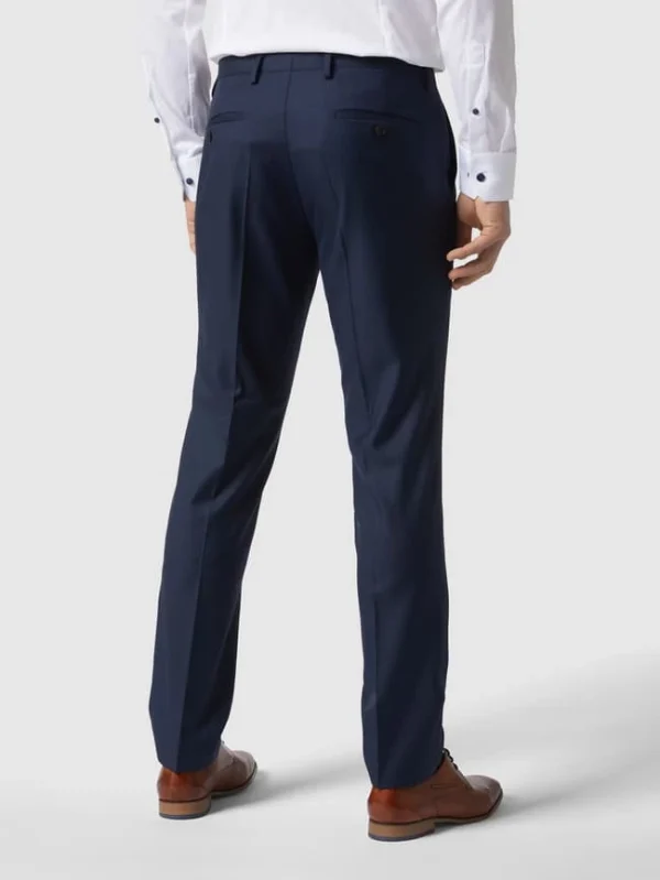 Bester Verkauf ? CG – Club Of Gents Slim Fit Anzug-Hose Aus Schurwolle – Blau ? 6