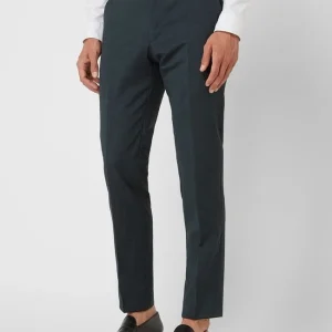 Am billigsten ? DIGEL Slim Fit Anzughose Mit Stretch-Anteil Modell ‘Franco’ – Petrol ✨ 13