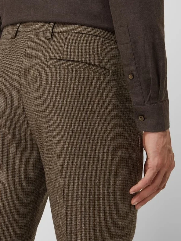 Bester Verkauf ? Selected Homme Slim Fit Anzughose Mit Stretch-Anteil Modell ‘Adrian’ – Mittelbraun ? 4