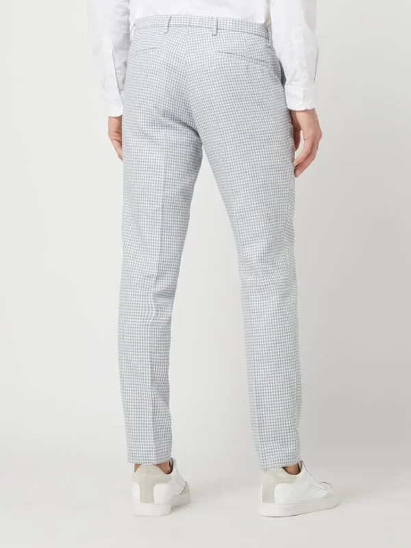 Budget ? CG – Club Of Gents Slim Fit Anzughose Mit Leinen-Anteil Modell ‘Paco’ – Hellblau ? 6