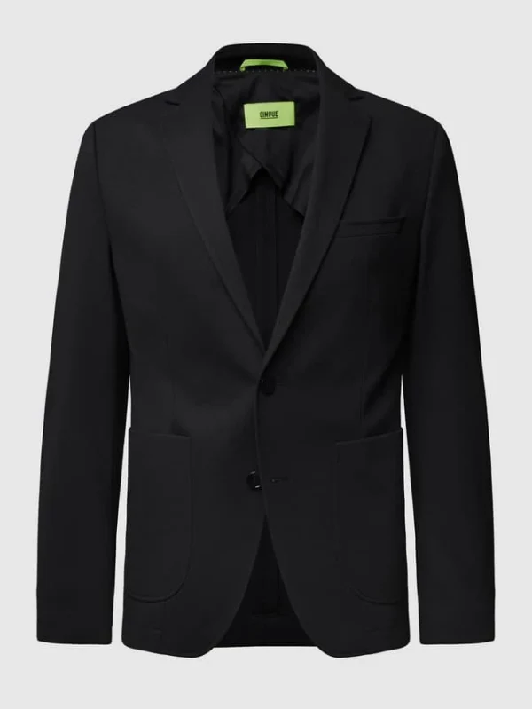 Besorgen ? Cinque Slim Fit 2-Knopf-Sakko Aus Jersey Modell ‘Cidatini’ – Schwarz ❤️ 3